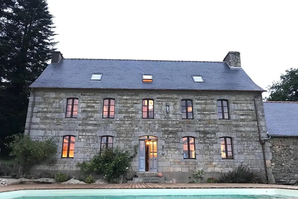 La Lande Du Rest - Le Quillio Magnifique Ancienne Ferme De Notables Avec Piscine Chauffee Vila França