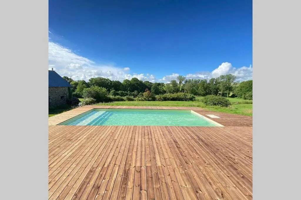 La Lande Du Rest - Le Quillio Magnifique Ancienne Ferme De Notables Avec Piscine Chauffee Villa